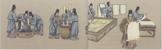 Paper making, one of the four great inventions of ancient China