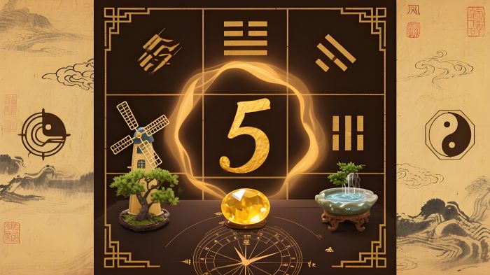 number 5 in chinese fengshui