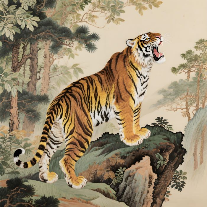 xiang embroidery tiger