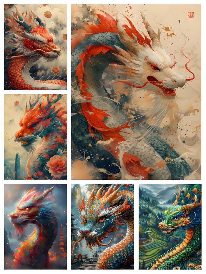 chinese dragons types