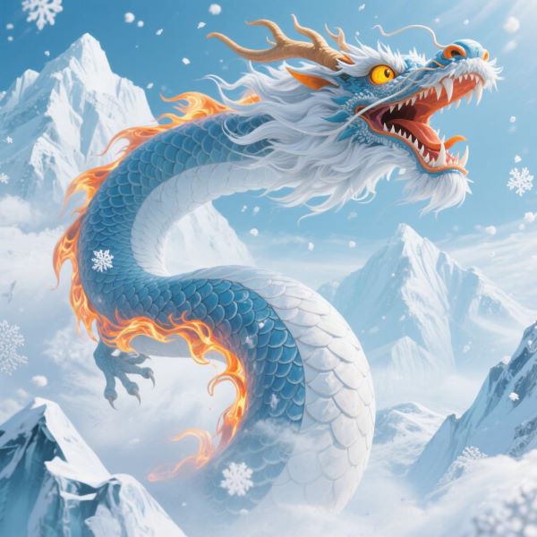 chinese white dragon